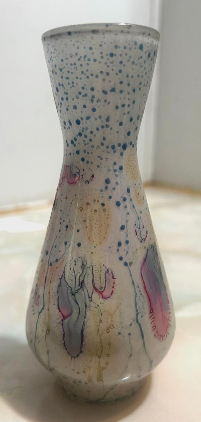 Simron Vase Set of 2 Vintage Simron Jerusalem Art Glass Vases - Etsy