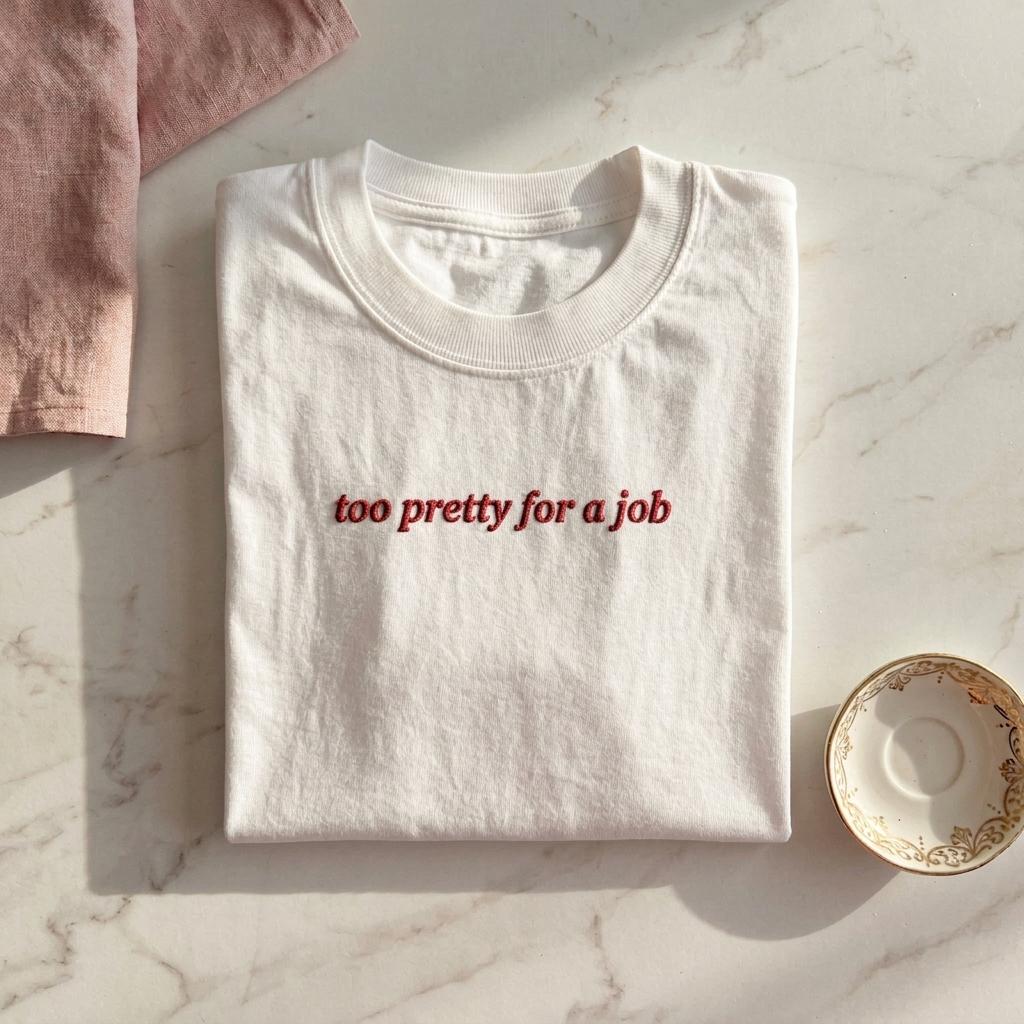 Too Pretty to Work Shirt - Etsy