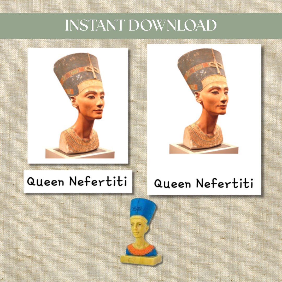 Montessori Three-part Cards Ancient Egypt Safari Ltd TOOB – Digital ...