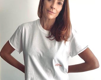 White Cropped Tee – Everywhere Essential | I SWEAT LA