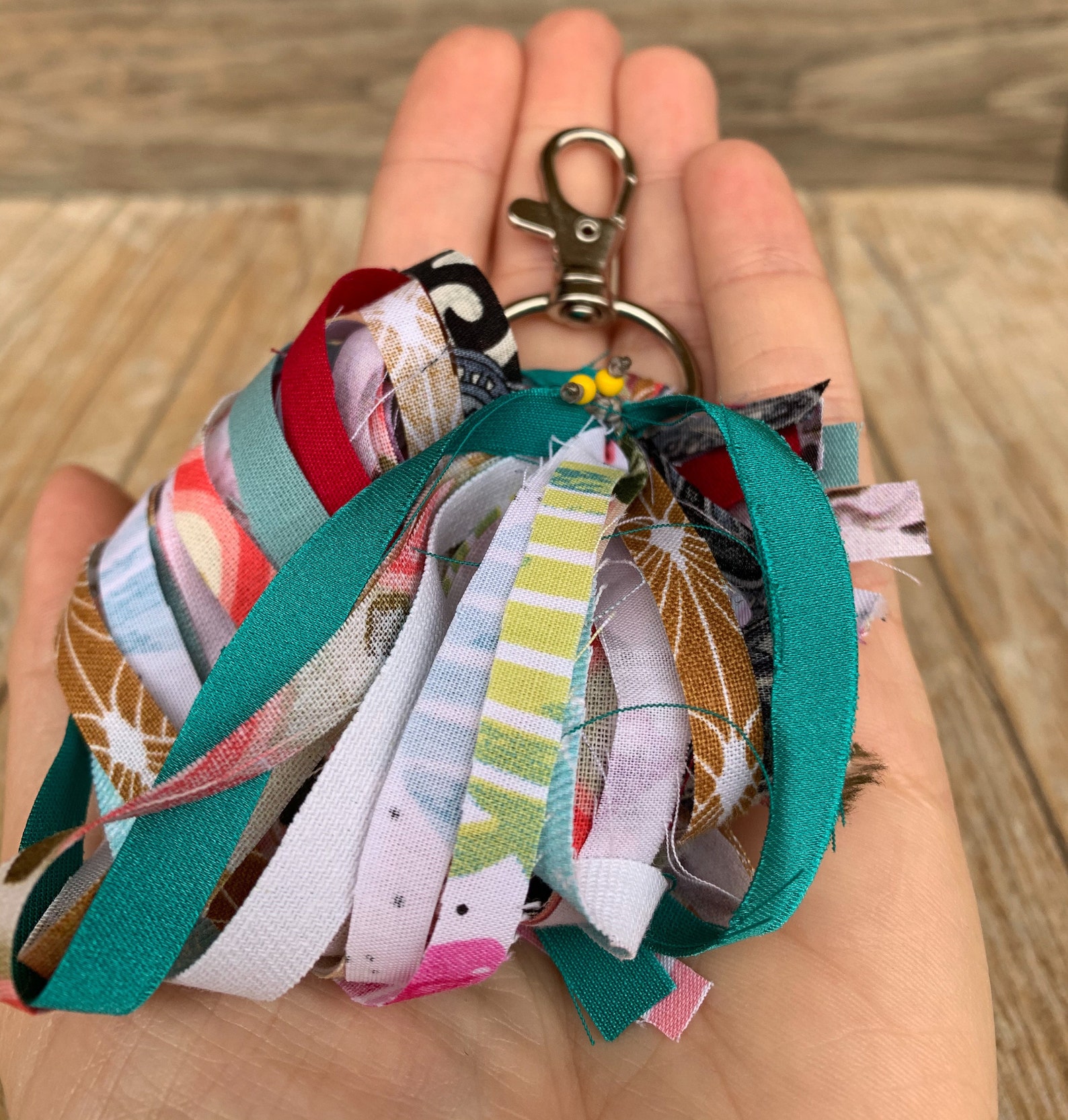 Boho Tassel Charm Boho Fabric Tassel Bag Charm Boho Etsy