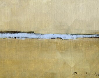 Lake South Lonesome When the Cold Months Come - Original Oil Painting