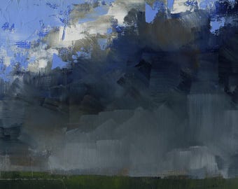 Cats, Dogs, Updraft - Original Oil Painting