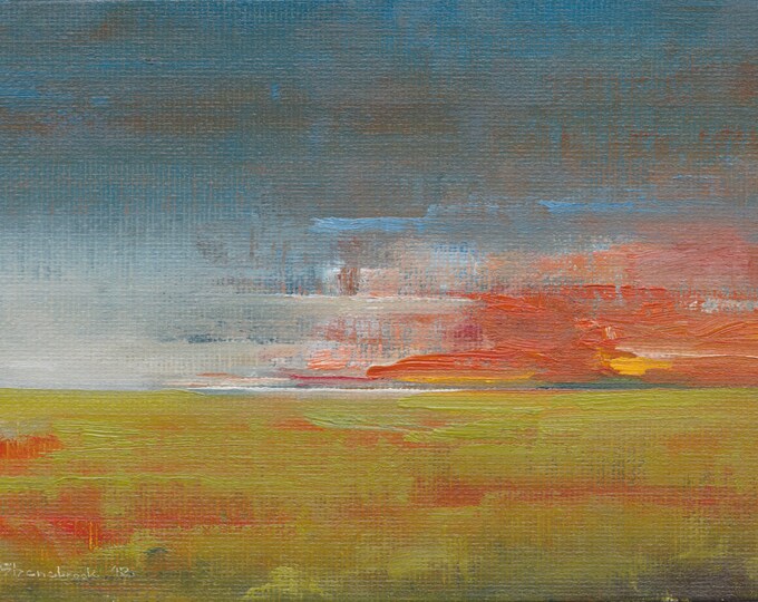 Estelline South Dakota Original Oil Painting Etsy