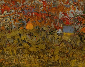 Tangerines, Paisley, the Forgiveness of Slack Tide - Original Oil Painting