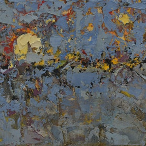 Blue Never Hurries, Dusk Never Stays - Oil Painting