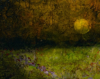 Prophet Creek Moon - Original Oil Painting