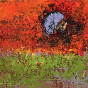 The Sun to Me Is Dark - Oil Painting
