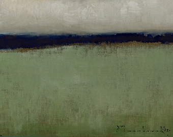 Western Massachusetts Cold, Wet - Original Oil Painting