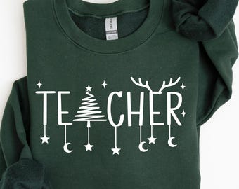 Teacher Christmas Sweatshirt, Cozy Christmas Shirt, School Christmas Tee, Festive Holiday Sweatshirt, Christmas Gift, Christmas Teacher Gift