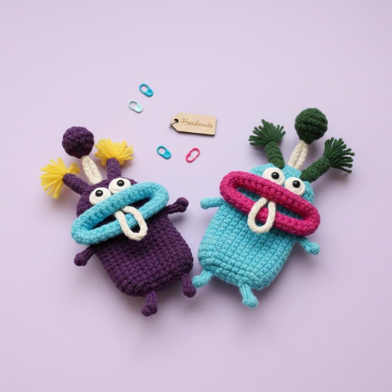 Monster Key Fob Pattern - Etsy UK