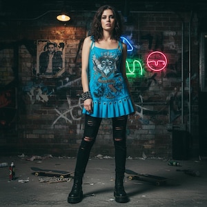 Y2k Club Dress - Etsy
