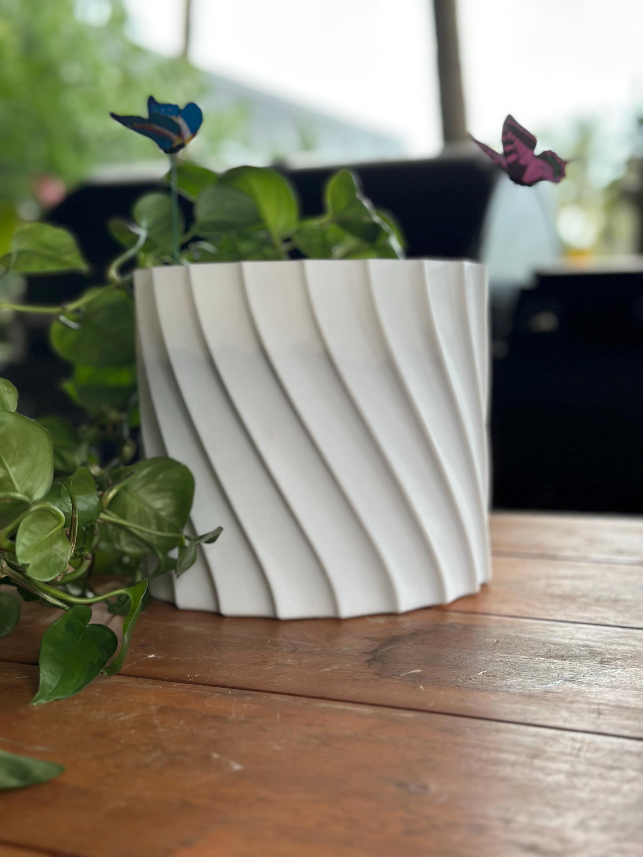 10 Inch Modern 3D Printed Plant Pot: Sustainable Indoor/outdoor Planter -  Etsy Israel