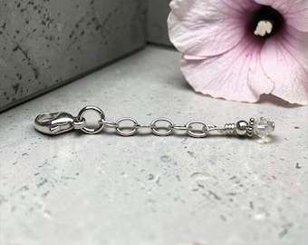 Custom Sterling Jewelry Extender, Extender for Necklaces, Bracelets and Anklets.