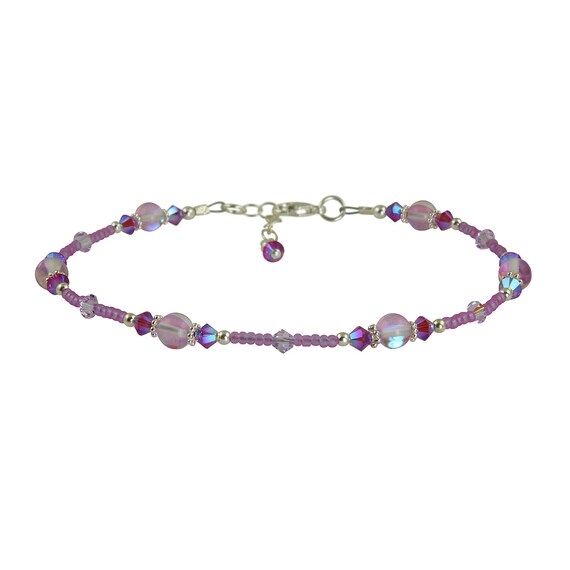 purple anklet