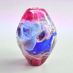 Elegant Purple Swirls Focal Bead SRA