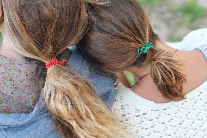 Sparkle 10 Comfort Elastic Hair Ties / Bands / Bracelets Etsy