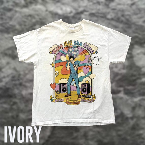 Retro Groovy Harry Styles Disco Baby Tee – Y2k Album Merch Shirt