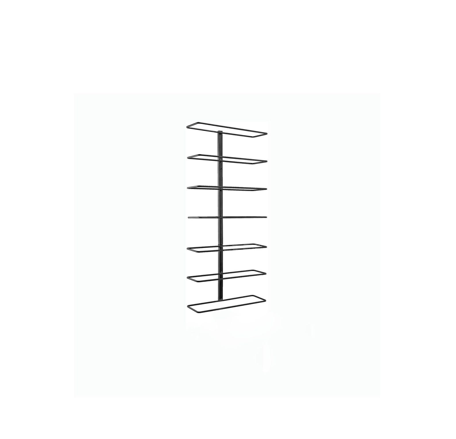 Modern Metal Wine Rack – Wall Mounted 7 Bottle Wine Holder – Minimalist ...