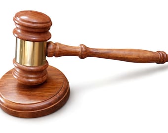 Judge Gavel Wooden Courtroom Mallet with Sound Block