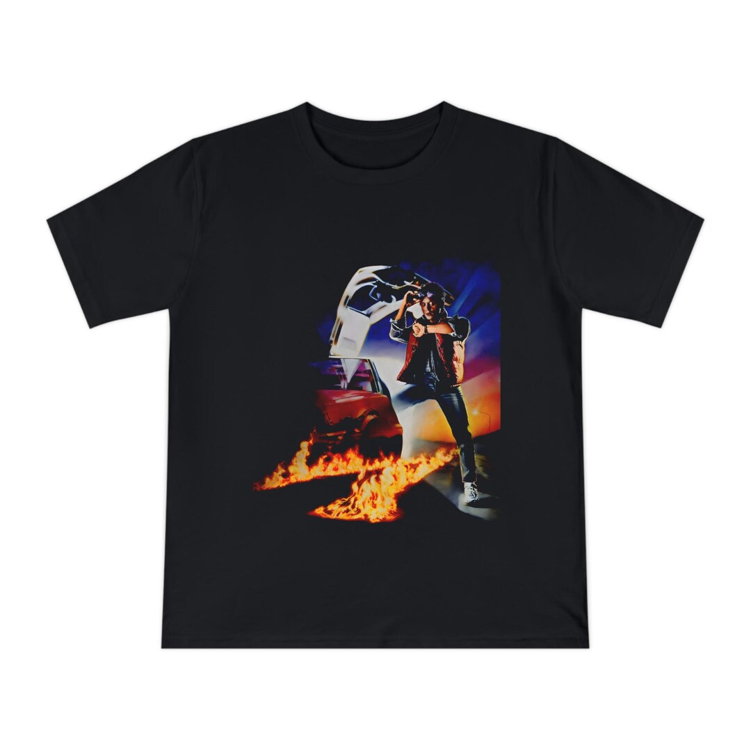 Back to the Future Retro Time Travel Movie Poster T-shirt, Marty Mcfly ...
