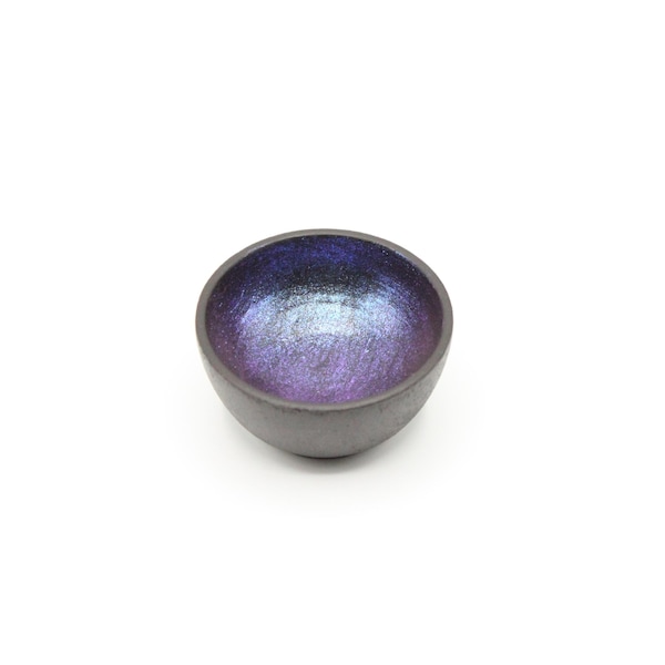 Color Shifting Tiny Bowl - Supported Spinning - Children's Play - Jewelry Accessory Holder