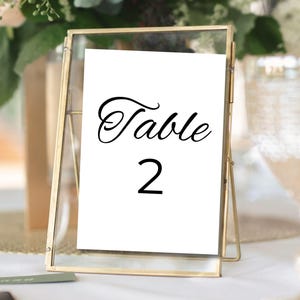 Minimalist Wedding Table Numbers Neutral Table Number Cards Wedding Decor Printable Table Sign Modern Neutral Wedding Stationery Aesthetic