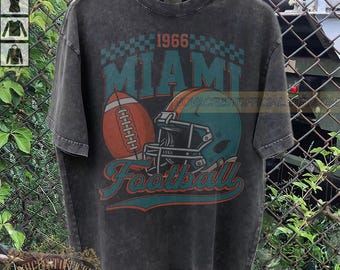 Comfort Colors Miami Football Shirt, Miami Sweatshirt, Miami Football Tshirt, Miami Football Fans Shirt, Oversized Shirt