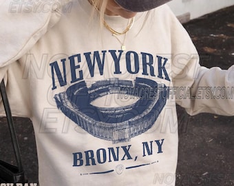 Yankee 90s Vintage Sweatshirt, New York Baseball Washed Tee, Game Day Oversized Comfort Colors Shirt