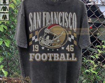 Comfort Colors San Francisco Football Shirt, San Francisco Sweatshirt, San Francisco Football Tshirt, San Francisco Fans, Oversize Shirt
