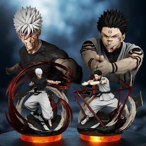 Gojo Satoru vs Sukuna STL Diorama – Anime 3D Print Model (Digital STL File)