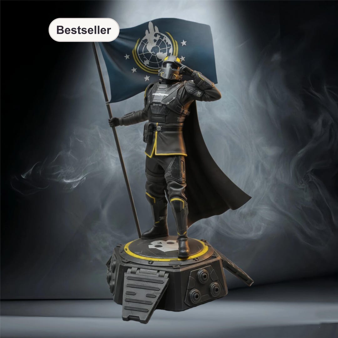 Orbital Drop Trooper | Space Field Ranger | Gaming Display | STL 3D ...
