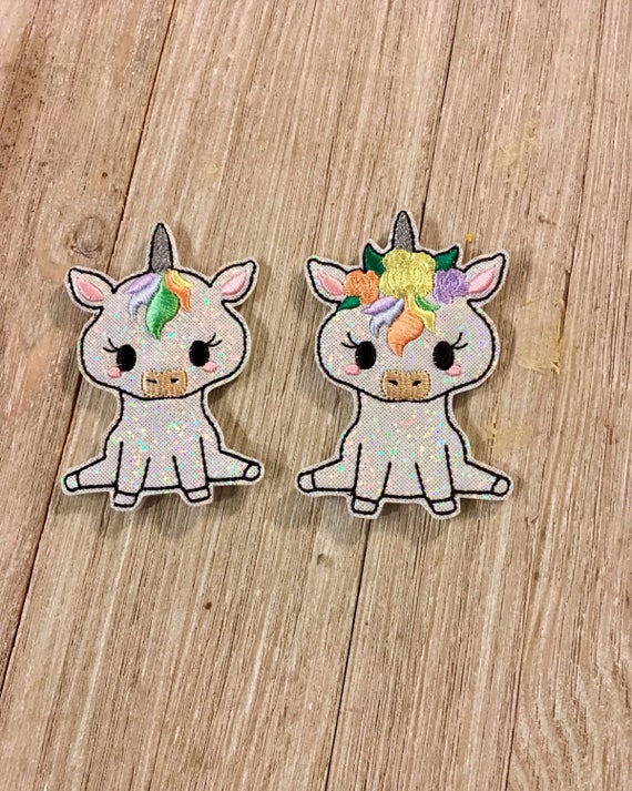 Sparkly Unicorn Finger Puppet Pair