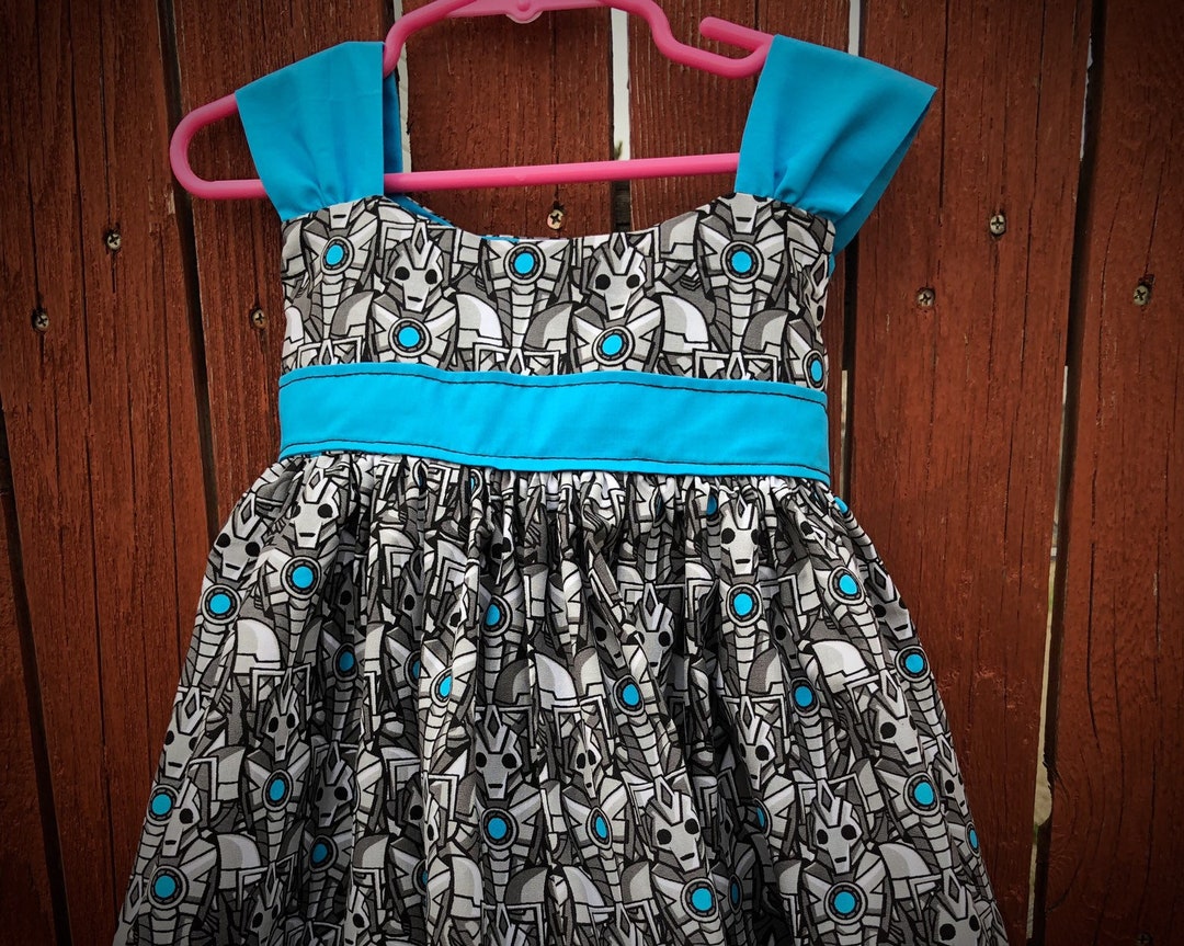 Buy Girls Size 2/3T Dr Who Inspired Dress, Cyber Guy Dress Online