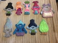 Finger Puppet Set: Embroidered Felt Playtime Friends