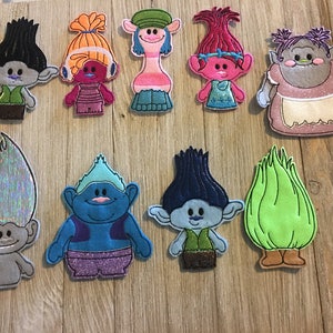 Finger Puppet Set: Embroidered Felt Playtime Friends