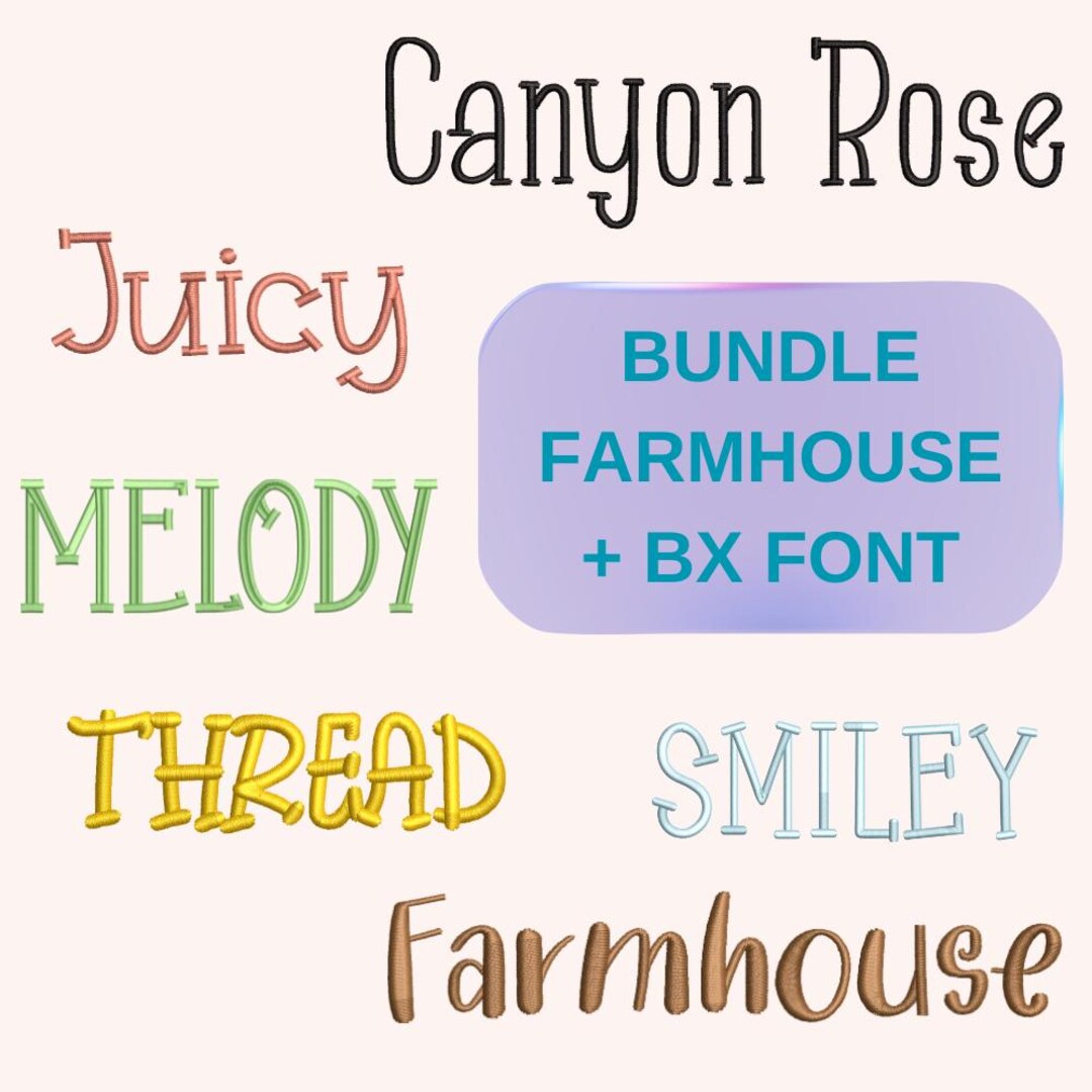 Modern Farmhouse Font Bundle - Cricut Fonts, Farmhouse Fonts, Rustic ...