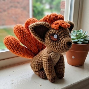 Vulpix Virkmönster - Vulpix Pokémon Handgjord Amigurumi PDF - Enkel Nybörjarhandledning Digital Nedladdning