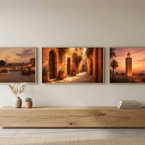 Marrakech Frame TV Art Bundle: Moroccan Souk, Jemaa el Fna, Koutoubia Scenes (Digital Download)