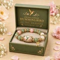 2026 New Blessing Birds Bracelet with Premium Gift Box,Inspirational Hummingbird Blessing Bracelet for Women,Mom,Sister and Friends