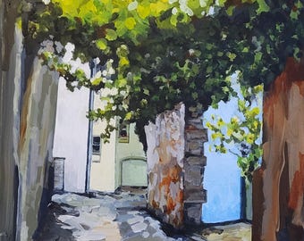 Weddell's Lane: Impresión Giclée de edición limitada, 45 cm x 60 cm