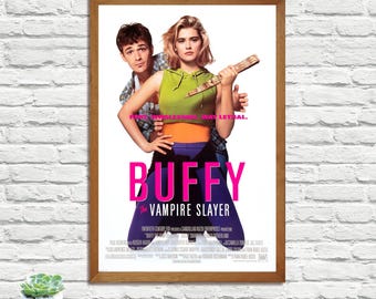 Póster de la película Buffy la Cazavampiros, impresión retro vintage, lámina para pared, decoración del hogar, impresión de póster en lienzo