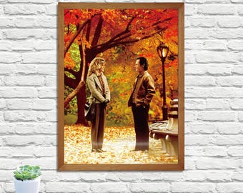 When Harry Met Sally  Movie Poster,Vintage Retro Print,Wall Art Print,Minimalist Movie Poster,Home Decor,Movie Poster,Canvas Poster Printing
