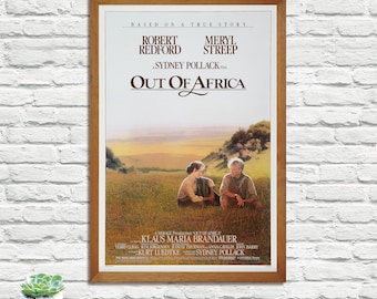 Póster de la película Memorias de África, impresión en lienzo retro vintage