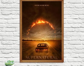 Bovennatuurlijke filmposter, vintage retroprint, kunst aan de muur, woondecoratie, canvas poster afdrukken
