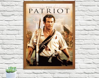 Póster de la película El Patriota, arte mural retro vintage, impresión en lienzo