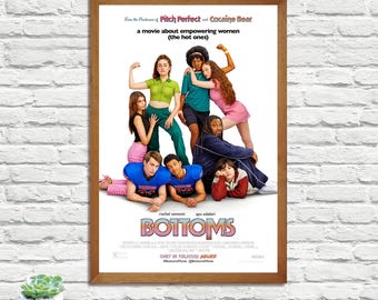 Póster de la película Bottoms, impresión de arte mural retro vintage