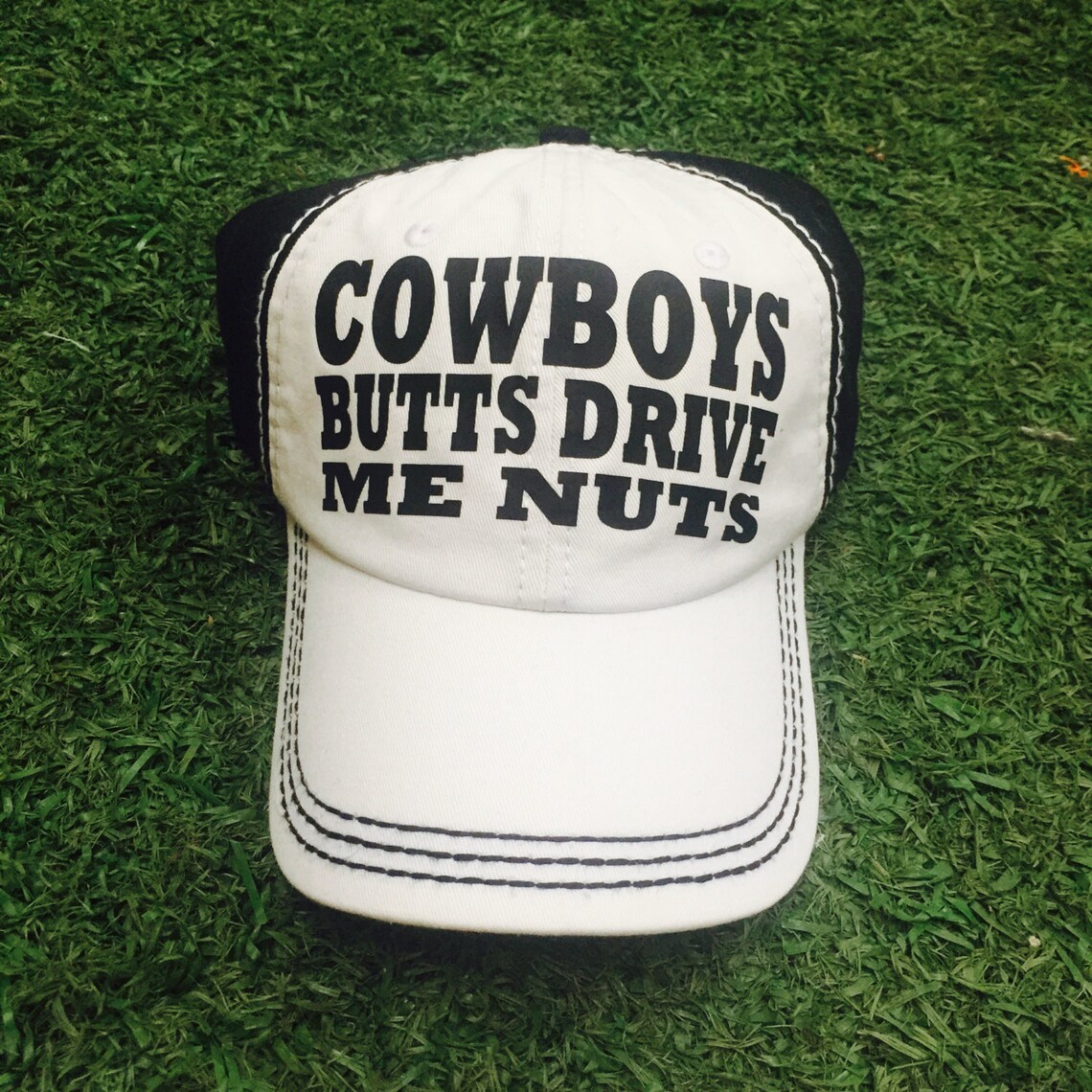 Cowboys Butts Drvie Me Nuts Hat Cap Baseball Ladies Womens Etsy