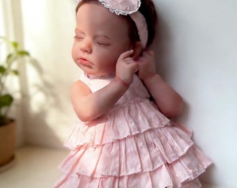 19" Lifelike Reborn Soft Vinyl Baby – Realistic Full Body, Children Gift