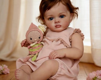 22/24 Inches Lifelike Reborn Soft Vinyl Baby – Realistic Full Body, Children Gift